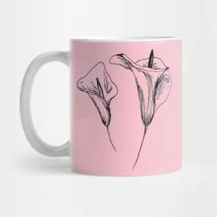 calla lily Mug